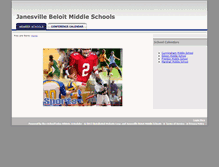 Tablet Screenshot of janesvillebeloitmiddleschools.org